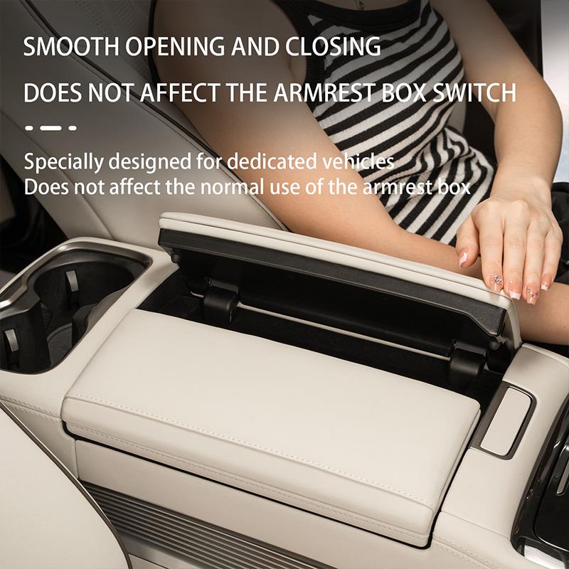 For DENZA D9 All series Central control armrest box cushion Leather height increasing pad Car interior accessories