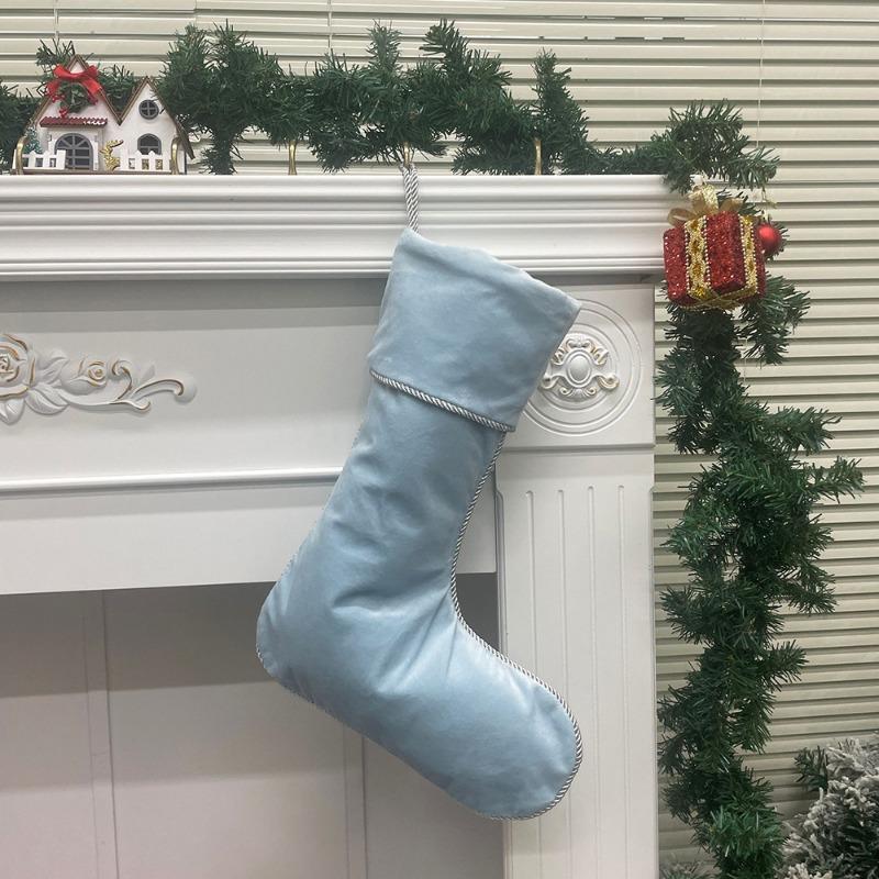 Velvet Christmas Socks Christmas Decoration Socks Large Capacity Gift Storage Christmas Socks Gift Holders Party Supplies