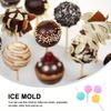 5 ks Formičky na lízátka Silikonová forma na nanuky do lednice Mini výrobník zmrzliny Forma na led Domácí nástroje na výrobu nanuků Zmrzlina