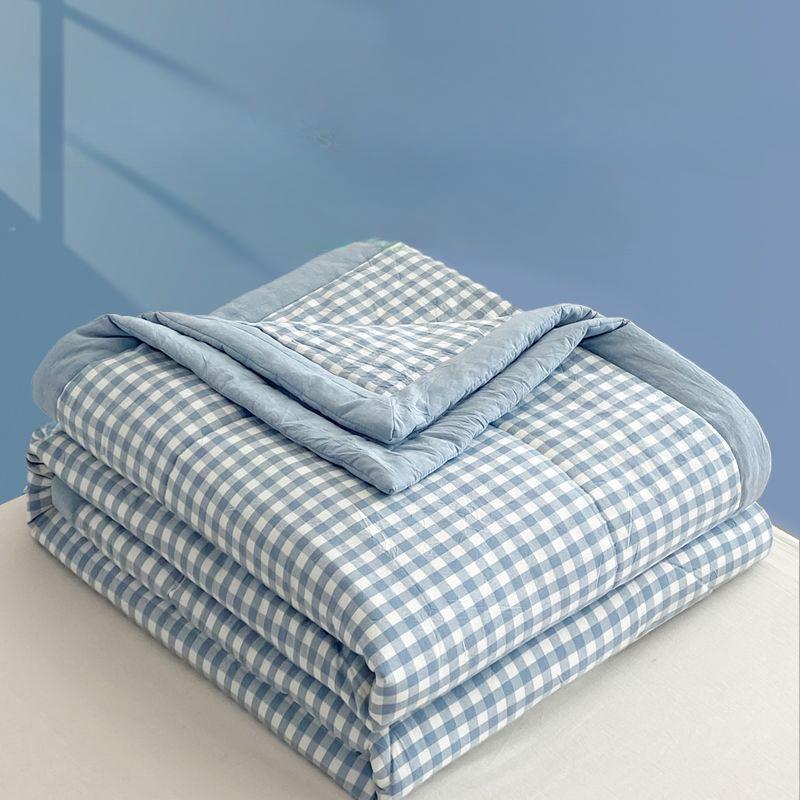 Sommer Kühlende Klimaanlagendecke Gewaschene Baumwolle Reine Baumwolle Sommerdecke Dünne Decke Sommer