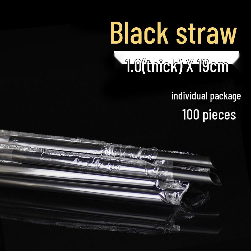Disposable Thick/Thin Straws for Soy Milk, Coffee, Bubble Tea, and Fruit Juice
