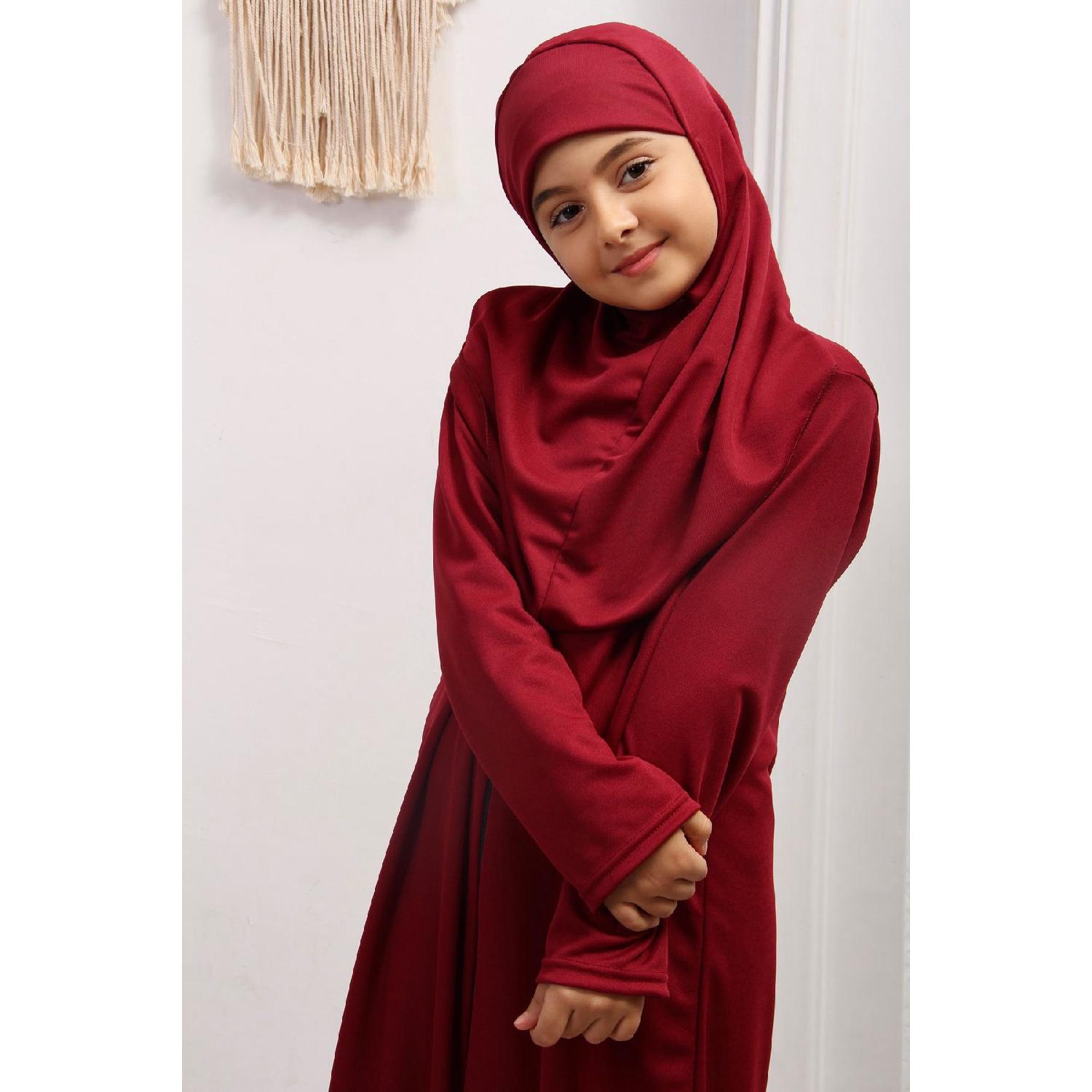 

Молитвенное платье для девочки 11-12 Yaş красный