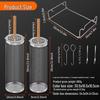 Outdoor BBQ Rolling Grill Basket, 304 Stainless Steel Barbecue Cylinder Net Cage.
