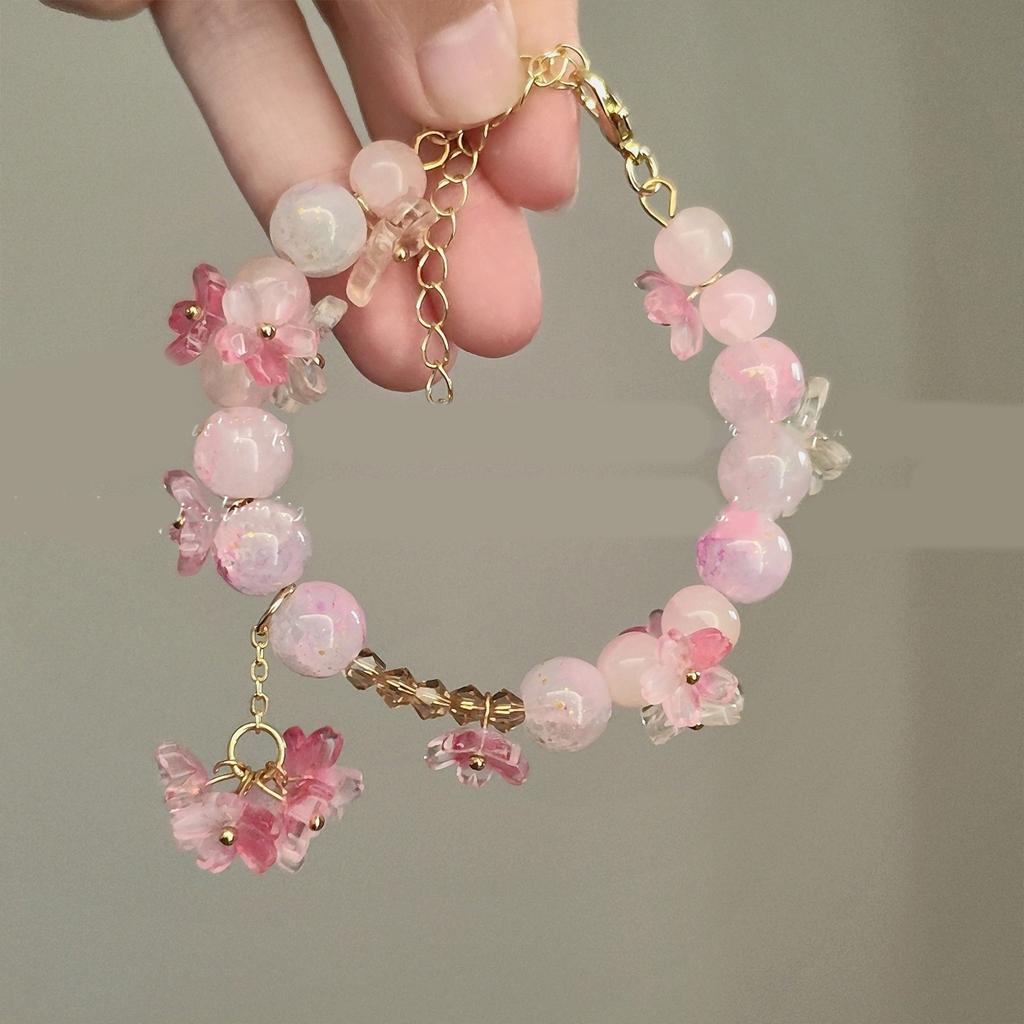 Bijoux en Alliage Collier Pendentif Fleur Bijoux de Poignet Fleur Élégants pour Ajouter une Touche d'Élégance Naturelle à N'importe Quelle Tenue