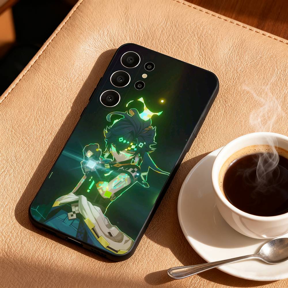 

Ginichi - Genshin Impact - Dragon Hunter Phone Case For Samsung S26,S25,S24,S21,S22,S23,S30,Ultra,S20,FE,Lite,10,9,Black Cover Samsung S22plus5G