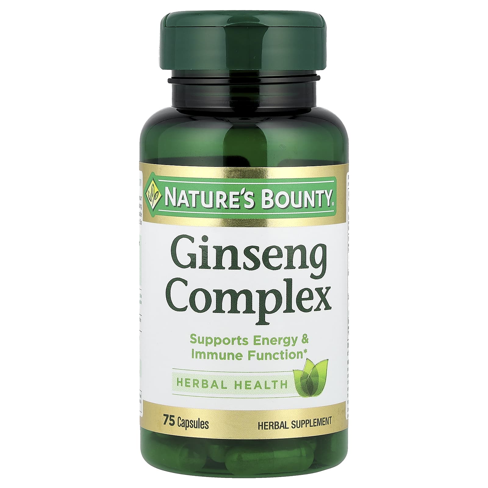 

Nature S Bounty, Ginger Complex, 75 Capsules