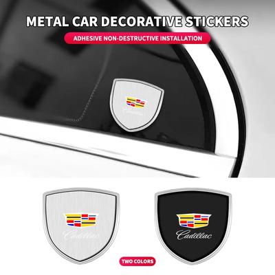 3D Car Styling Shield Emblem Badge Metal Stickers Decor Decals for ATS BLS CT4 CT6 CTS ESCALADE STS XLR XT4 XT5 XTS SLS