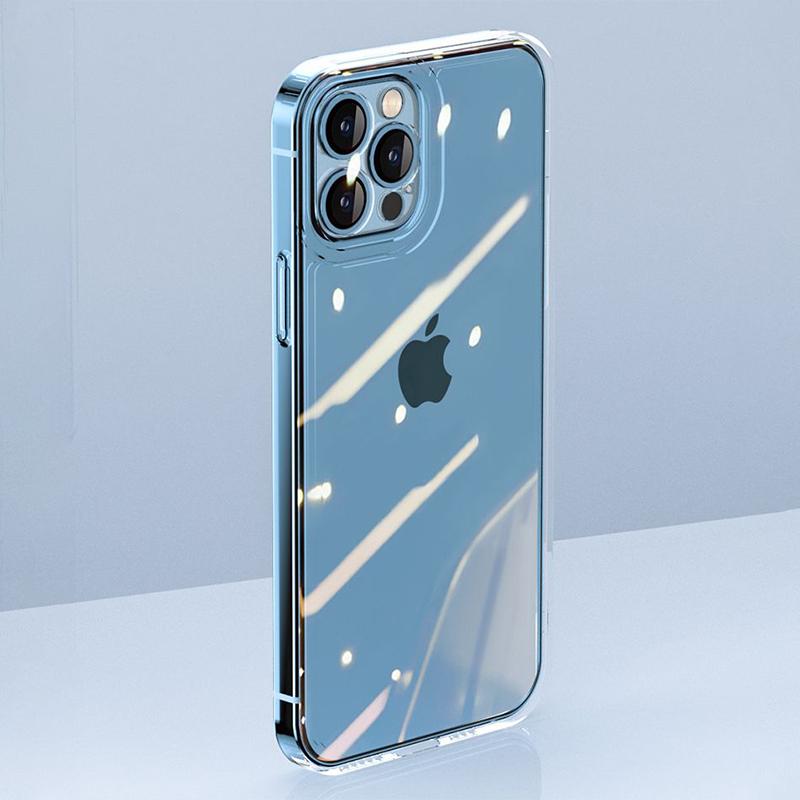 Soft TPU Bumper Case for iPhone 16 15 14 13 12 Pro Max Shockproof Scratch Resistant Transparent Cover Anti-Yellowing Phone Shell