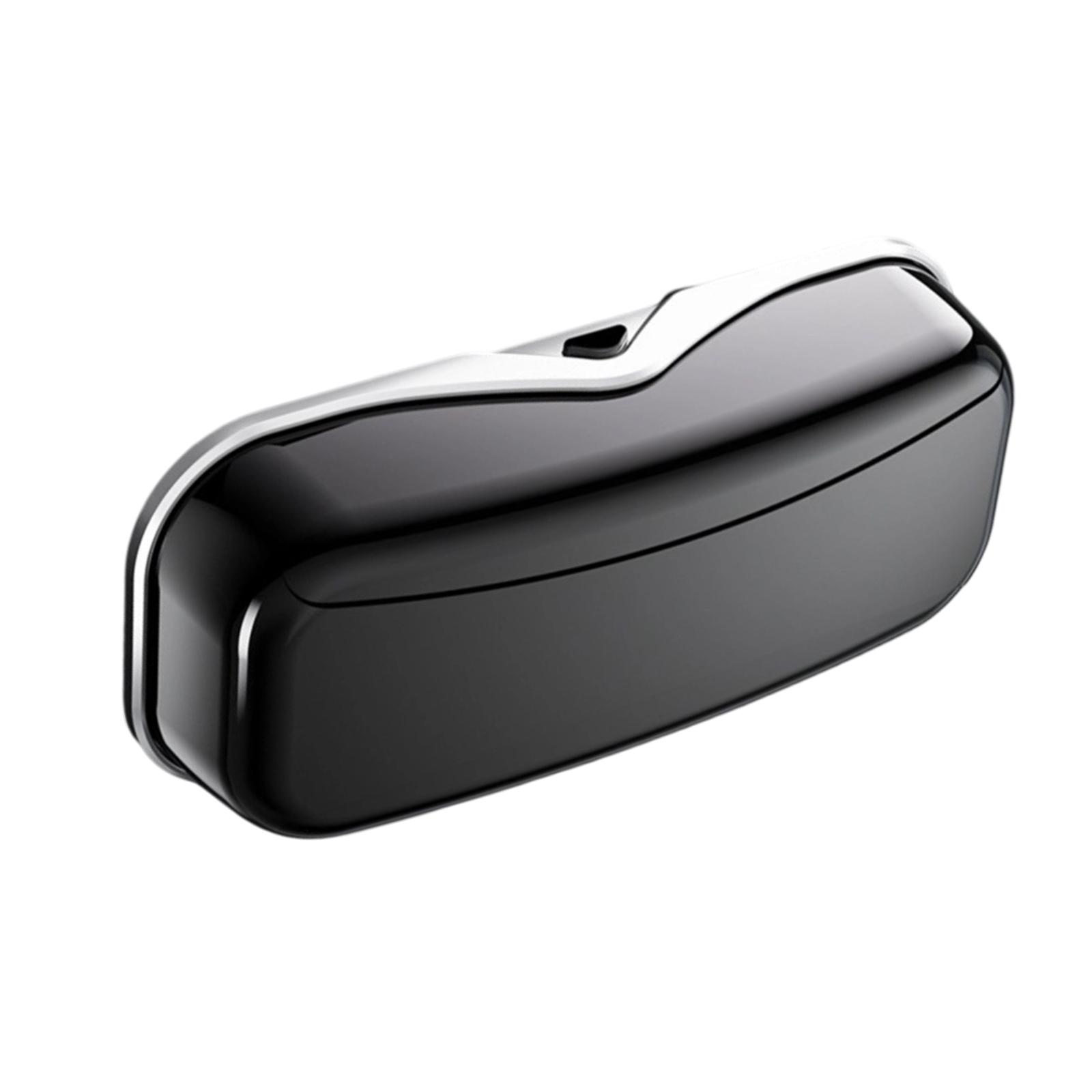 

Oversized Automotive Eyewear Storage Box with Velvet Interior Secure Mounting Quick Fixing for Sun Visors Accessories