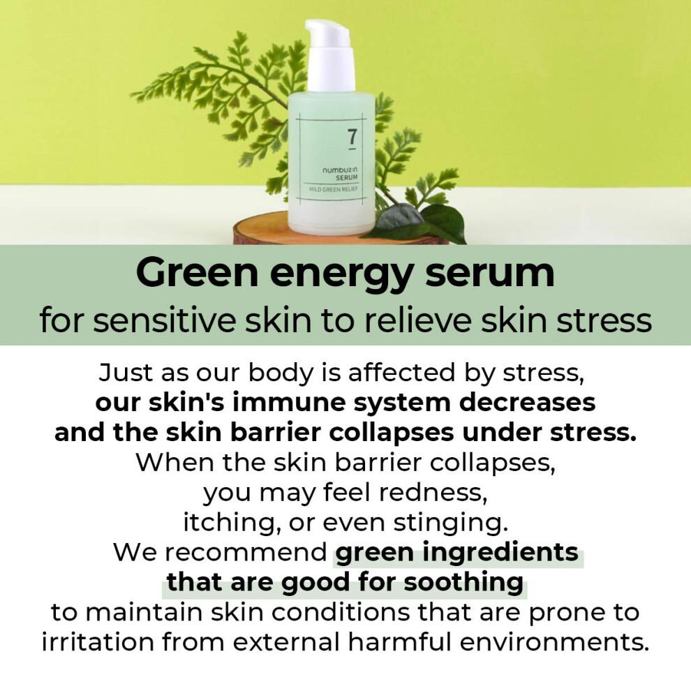 Numbuzin, Nr. 7 Mild Green Soothing Serum, 1,69 Oz (50 Ml)