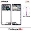 Nuovo Telaio Centrale Per Moto G14 G24 G32 Alloggiamento Sportellino Cornice Parti di Ricambio