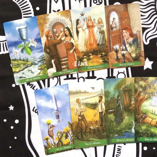 Yousheng 78ks/set Tarot Zajímavá tajemná lehká vintage desková hra pro klub