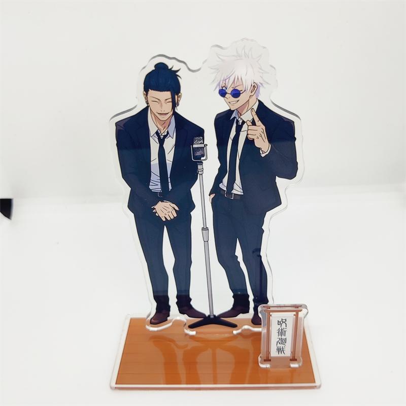 New Anime Figure Acrylic Stand Itadori Yuji Fushiguro Megumi Gojo Fushiguro Toji Model Desk Decor Standing