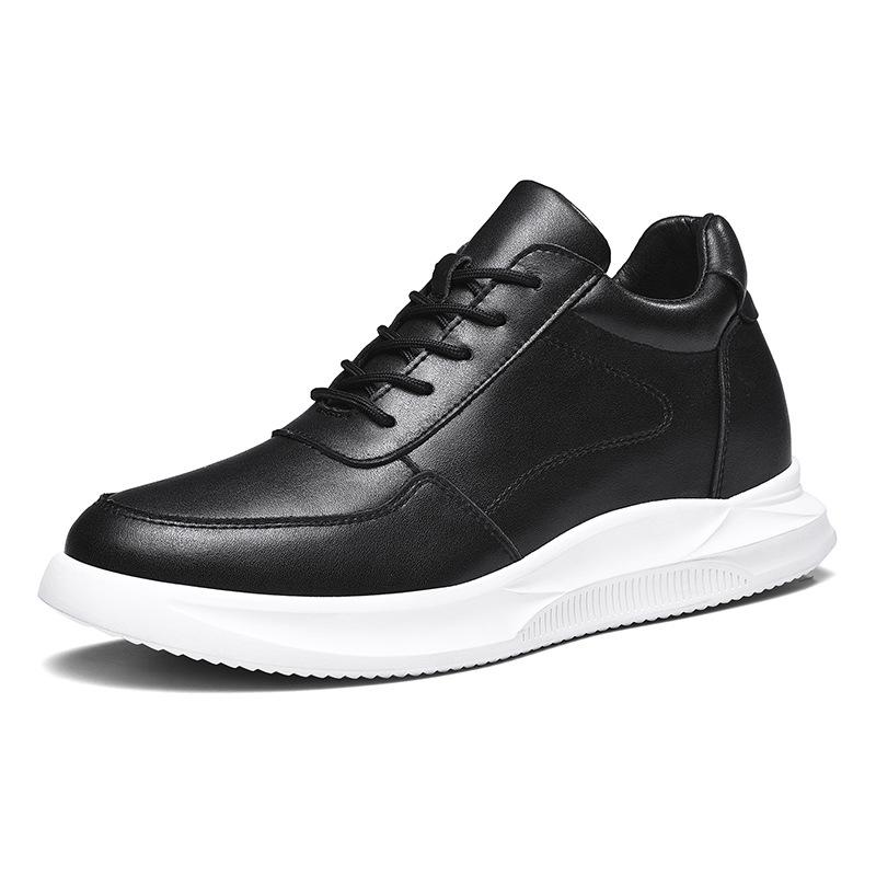 Spring Men s Invisible Height-Boosting Breathable Casual Shoes - White Dad Sneakers Size 42