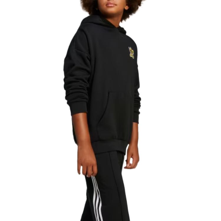 Adidas Originals Hoodie Casual Comfortable Fashion Kids Hoodies Black JD0428