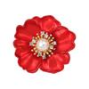 Spilla da donna Peonia Finta Perla Decorazione Antiscivolo Borsa a tracolla Abito Cappotto Colletto Cappello Sciarpa