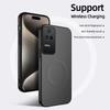 Carbon Fiber Texture Wireless Charging Magnetic Case For Xiaomi Poco F4 PocoF4 ShockProof Phone Cover