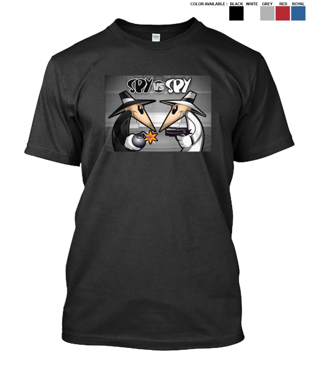 New Design Spy vs Spy Cartoon Mad Magazine Logo MAN WOMAN T-Shirt S to 5XL XXL