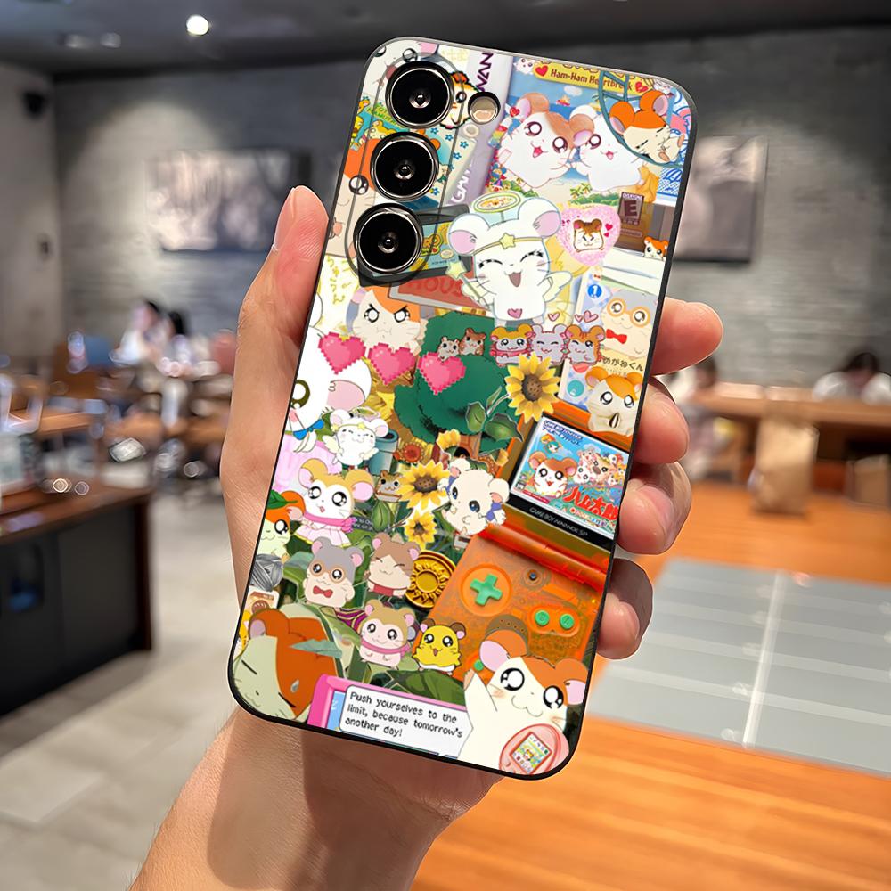 Hamtaro Hamster Phone Case For Samsung S23 Ultra S24 S22 S20 Fe S21 Plus Galaxy A54 A34 A24 A53 A13 A16 Back Cover