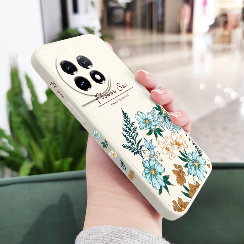 

Flourishing Branches Phone Case For Oneplus 12 12R 11 11R 10 10R 10T 9R 9RT 9 8T 8 7 7T Pro 5G Liquid Silicone Cover OnePlus 12R