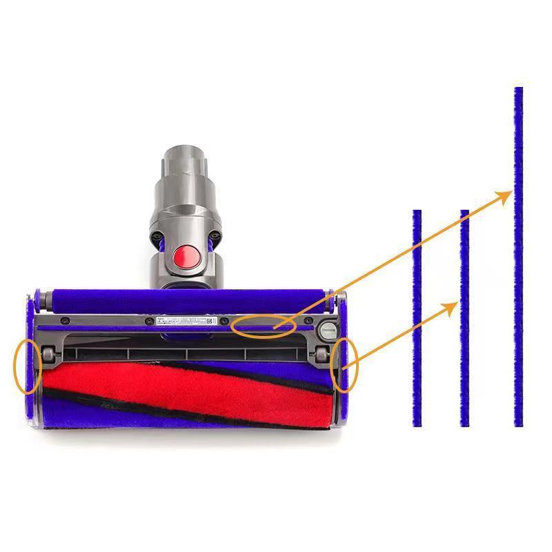 

Всасывающая насадка для пылесоса Dyson Soft Fluff и резиновая полоска с заусенцами для моделей V6 V7 V8 V10 V11