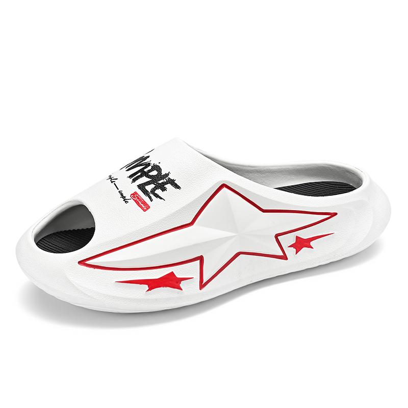 Fashion New Sale Comfortable Men's Slipper Eva Thick Bottom Sandals for Man Summer Beach Personality New Style Non-slip Mans Shoes