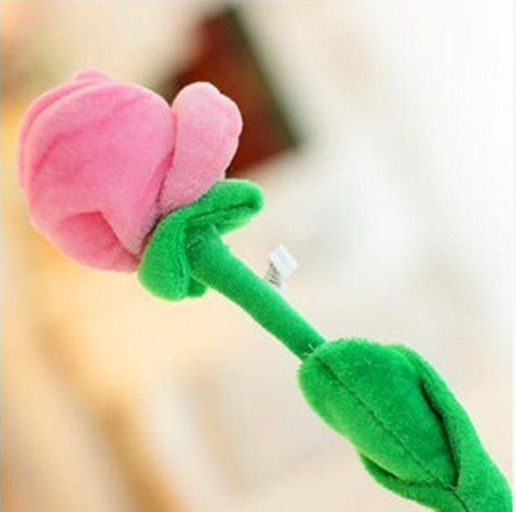 Simulation Rose Plush Toy Creative Curtain Buckle Wedding Event Gift Decoration Gift Labeling Wholesale