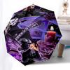 1pc Ghoulish, Aesthetic Automatic Open, Windproof, Compact Travel Umbrella, Gift for Birthday, Christmas, Business 93020