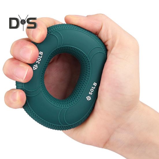 Pierścień do treningu siły silikonowej, antypoślizgowy pierścień do treningu przedramion i palców, koło do wzmacniania dłoni, przenośny trening rehabilitacyjny dłoni