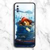 Paddington Bear Cute Phone Case For Samsung Galaxy A13,A21s,A22,A31,A32,A52,A53,A71,A80,A91 Soft Black Phone Cover