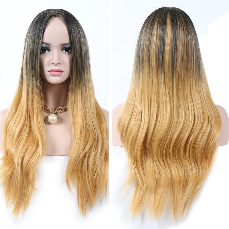 Luxurious Fashion Cosplay Hair Wig For Women With Long Straight And Curly Styles