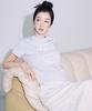 Nigaennikol Linen Stripe Long Skirt_Ivory