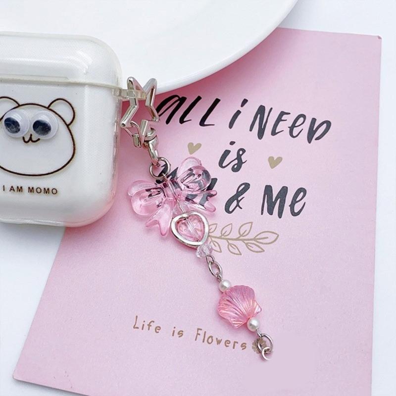 Cute and Stylish Keychain Phone Strap Trendy Keychain Phone Strap Set with Keyring and Cord Multi Functional Keychains