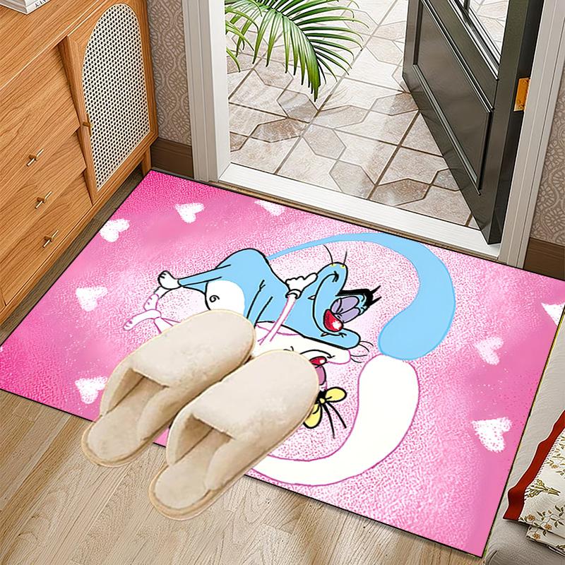 1PC Oggy Rug for Livingroom,Bedroom, Palyroom, Chair Rug, Area rug, Game Carpet, Large Size Rug Fan Christmas gift