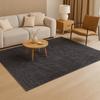 Tapis vintage doux gris noir 160x230