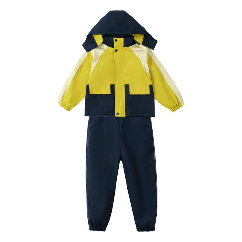 Primary School Windbreaker Autumn/Winter Uniform Three-Piece Set for First Grade and Kindergarten Students
