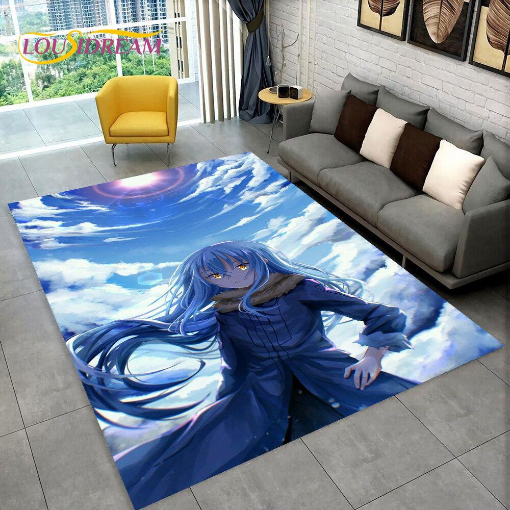 I Got Reincarnated As A Slime Anime Area Rug,Carpet Rug for Home Living Room Bedroom Sofa Doormat Decor,kids Non-slip Floor Mat