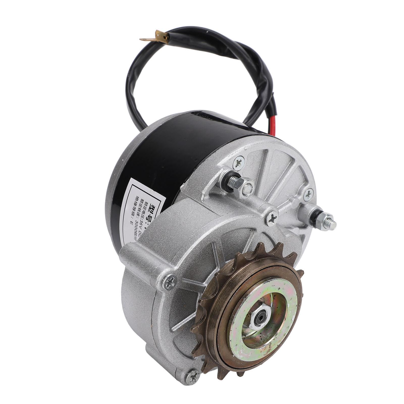 

Щітковий Двигун Постійного Струму 36В 350Вт Високий Крутний Момент 3000об/хв Лівий Редукторний Щітковий Електродвигун для Електровелосипеда Малого Мотоцикла