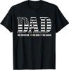 Papa Der Beschützer Held Legende Amerikanische Flagge Papa Vatertag T-Shirt Unisex T-Shirt