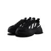 Adidas Originals OZGAIA Slip Resistant Abrasion Resistant Low top Casual Shoes Women's Black Silver IG6045(Team129-)