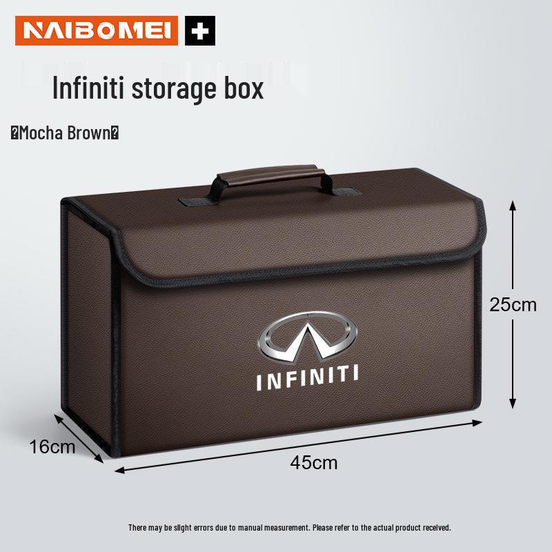 Fits Infiniti Q5L, Q30, QX50, QX55, QX60 Car Trunk Storage Box