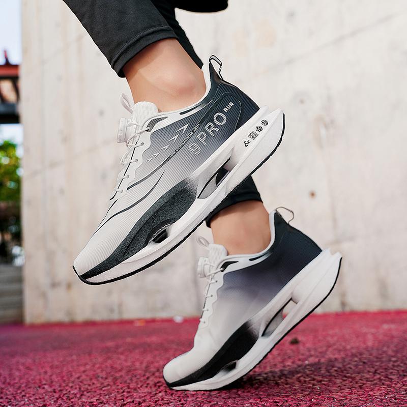 Sports Running Shoes Man Carbon Plate Jogging Sneakers Shock-Absorbing Marathon Racing Athletics Training Walking Casual Shoes