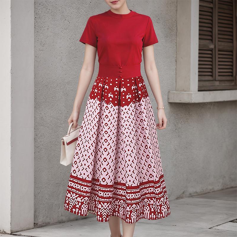 

ZANZEA Женское летнее повседневное платье с коротким рукавом и лоскутным принтом 5XL