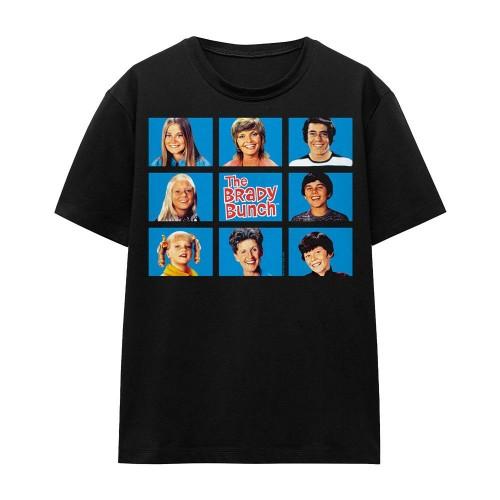 The Brady Bunch Unisex Erwachsenen T-Shirt mit Rahmen