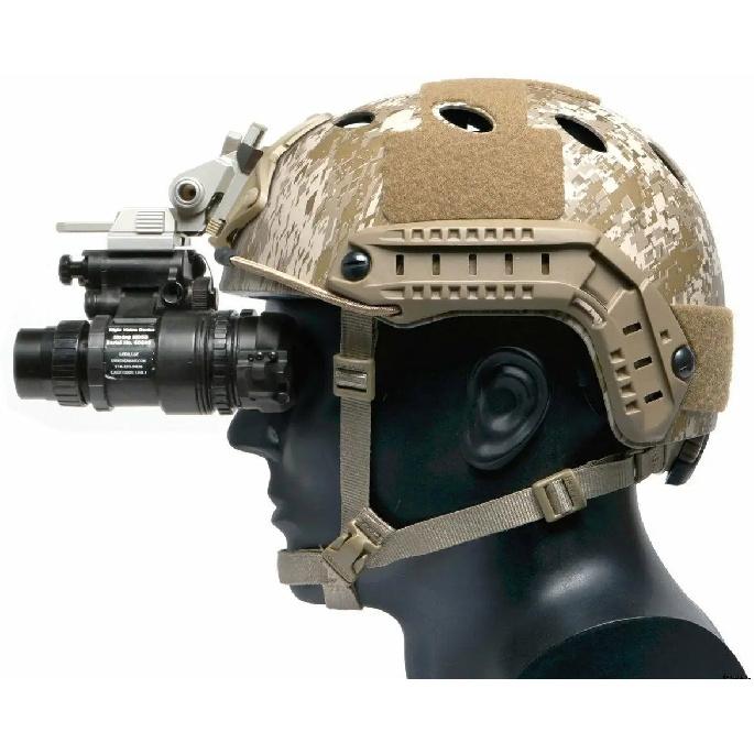 Tactical Helmet Frame Mount NVG Shroud Adapter 3 Hole Skeleton ARC Rail Lightweight Aluminum for FAST MICH Helmet