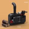 MOC Medieval Furniture Building Blocks Cannon Sheepskin Leather Rack Spinning Wheel Map Desk Loom Bricks Toys Kids Gift