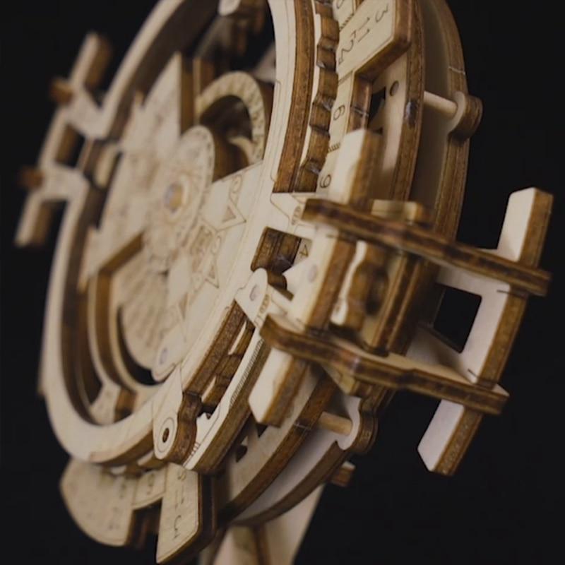 Creative DIY Perpetual Calendar Wooden Model Building Kits Assembly Toy Gift for Children Adult