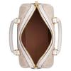 Coach Rowan 25 Logo Zip Closure Coated Canvas Shoulder Crossbody Tote Bag Medium Women Handbags Sand Chalk-White CV961-IMXDM