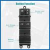 Front Left Driver Side Master Power Window Switch Fit for Nissan Armada Titan 2004 2005 No.254017S200 - Pack of 1 Black Item Replacement