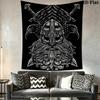 Odin Viking Warrior Pattern Home Decor Tapestry, Wall Hanging, Decorative RV Wall Cloth.ZGT0914129